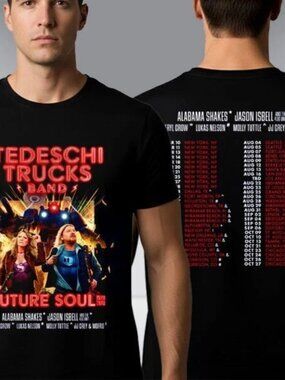 Tedeschi Trucks Band Future Soul 2026 Tour Schedule Tour Dates Unisex T Shirt